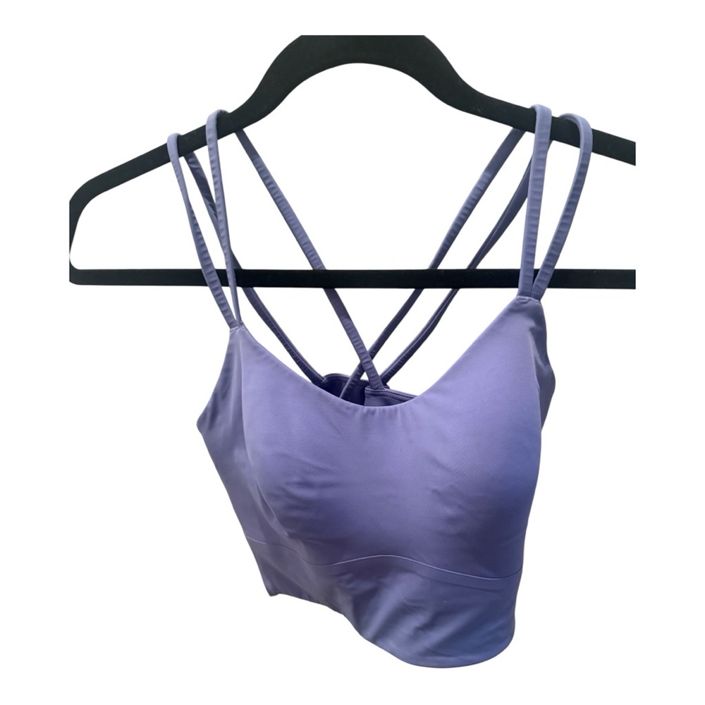 Elegant Purple Women's Strappy Bralette